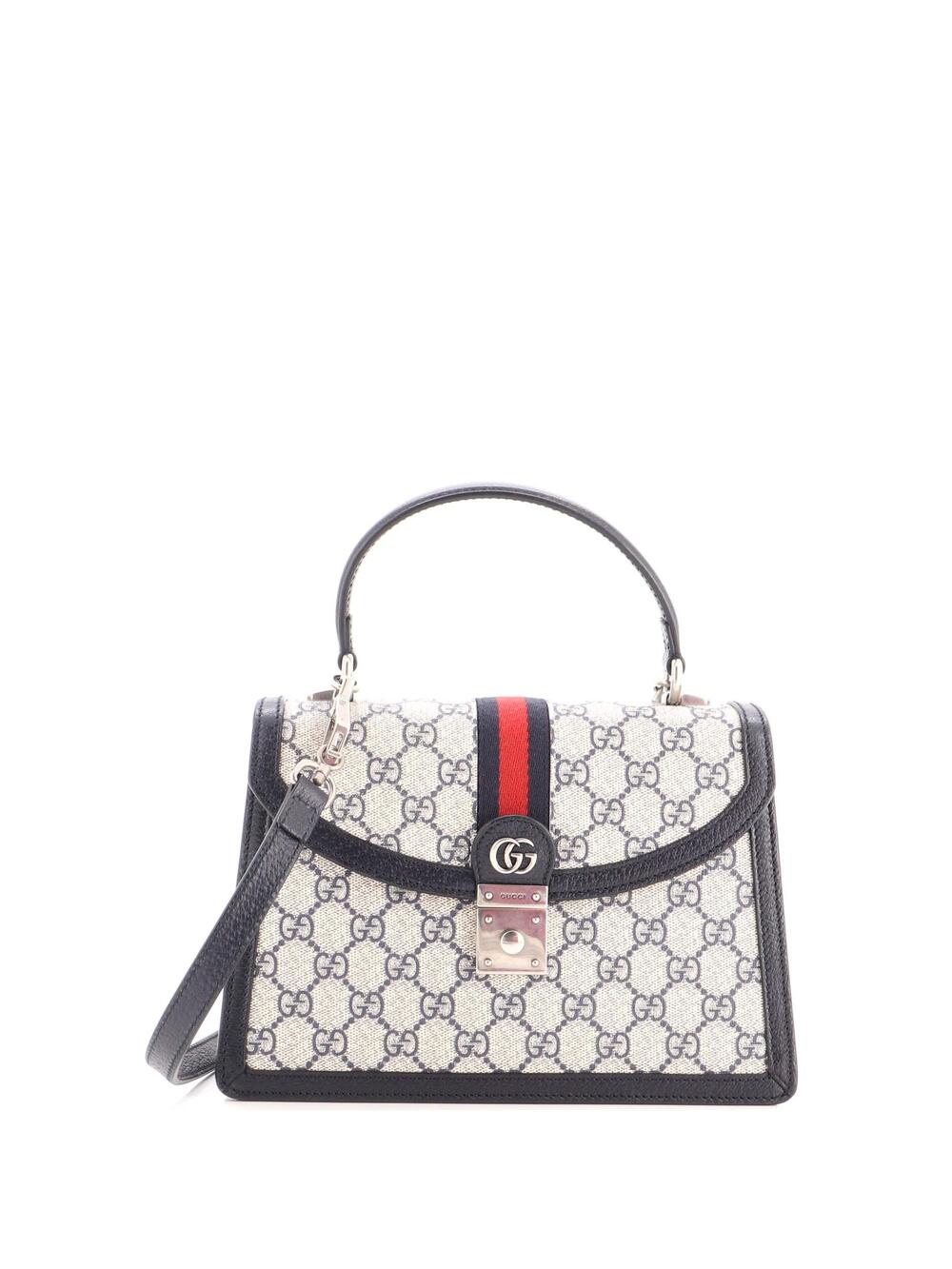 Gucci Ophidia Flap Top Handle Bag Gg #345186G18B